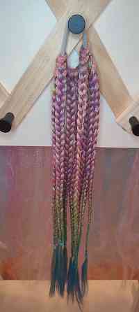 Bizītes uz Matu Gumijas/Braids on Hair Band/Косички на Резинке Rīga