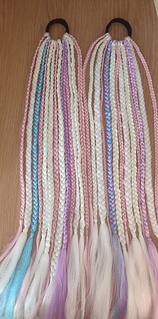 Bizītes uz Matu Gumijas/Braids on Hair Band/Косички на Резинке Rīga - foto 3