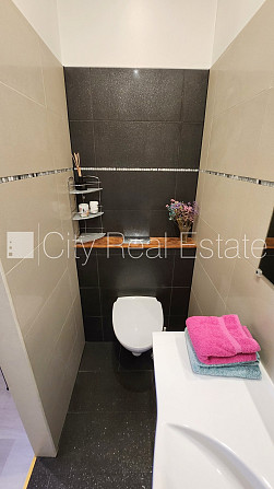 Renovēta māja, mansards, ir lifts, guļamistabu skaits 1 gab., studio tipa, virtuve apvienota ar Rīga - foto 8
