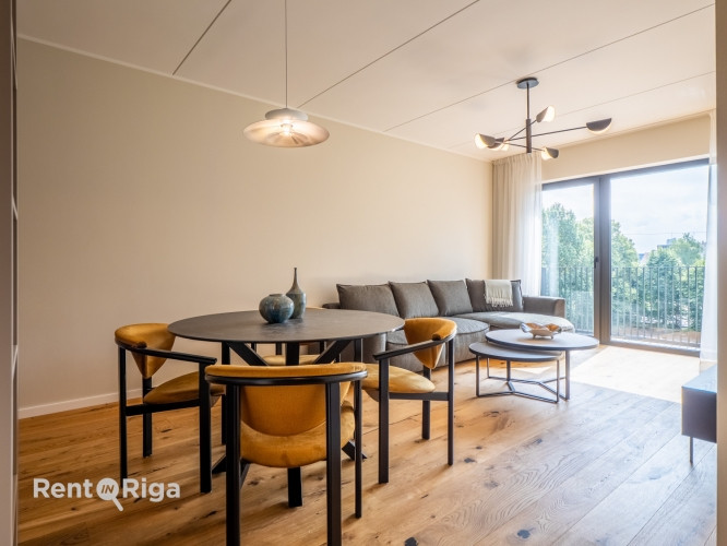 Jauns 3-istabu dzīvoklis projektā Nameja Rezidence  Tiek izīrēts moderni un gaumīgi Rīga - foto 1