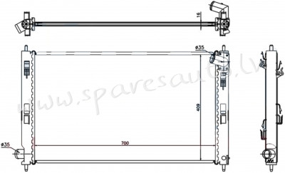 RA628952Q - 'OEM: MN156092' MT/AT, EDA Cooling - Radiators - MITSUBISHI OUTLANDER (2007-2009) Rīga - foto 1