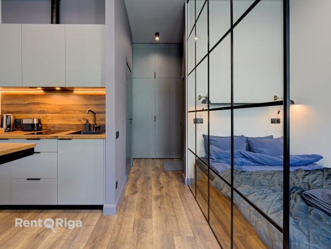 Investīciju iespēja Rīgas centrā  pilnībā aprīkots studio tipa dzīvoklis ar aktīvām Rīga - foto 5