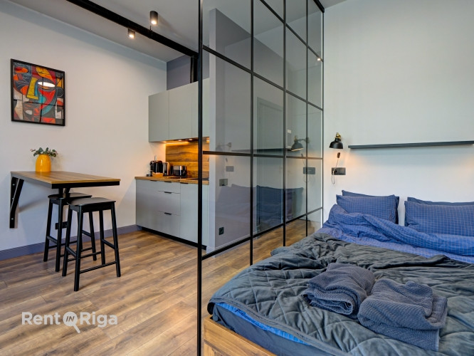 Investīciju iespēja Rīgas centrā  pilnībā aprīkots studio tipa dzīvoklis ar aktīvām Rīga - foto 7
