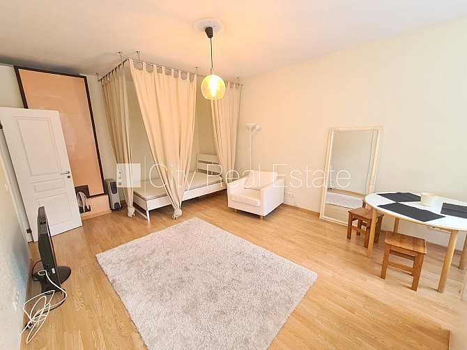 Fasādes māja, ieeja no ielas, logi vērsti uz ielas pusi, studio tipa, virtuve apvienota ar Rīga - foto 12