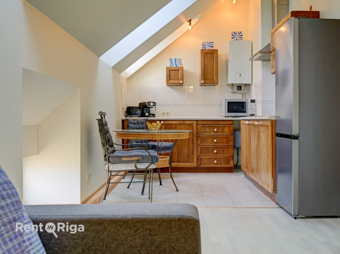 Сдаётся двухкомнатная мансардная квартира на берегу моря в историческом здании Юрмала - изображение 16