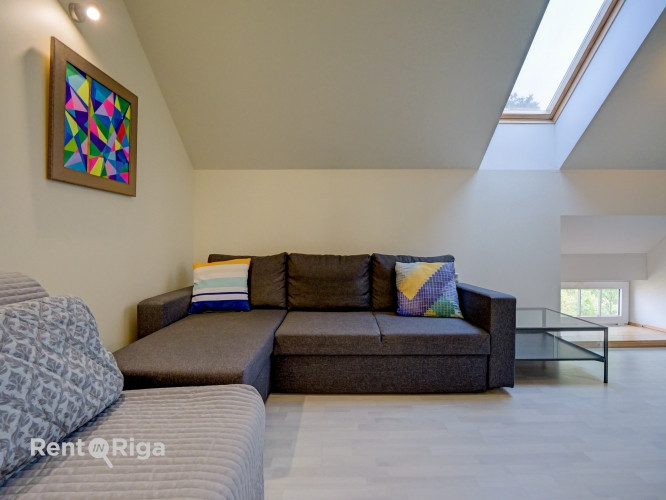 Сдаётся двухкомнатная мансардная квартира на берегу моря в историческом здании Юрмала - изображение 18