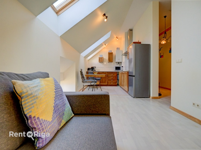 Сдаётся двухкомнатная мансардная квартира на берегу моря в историческом здании Юрмала - изображение 17