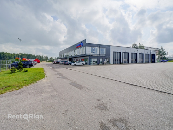 Современные помещения с подъемными воротами с обеих сторон здания.  + Высота Рижский район - изображение 8