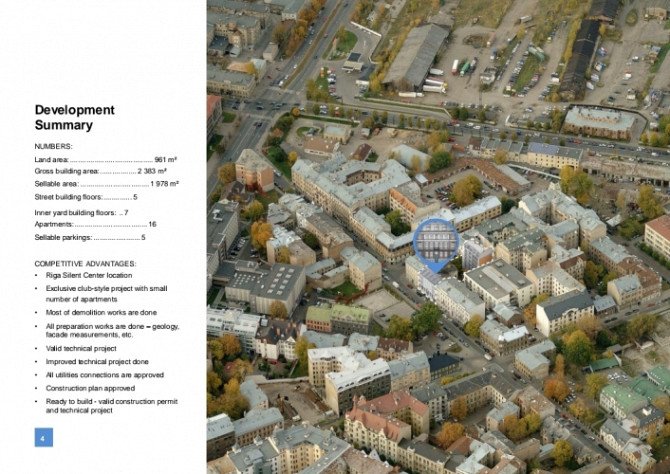 Pārdod investīciju objektu Rīgas klusajā centrā. Pašlaik objekts sastāv no trīs stāvu Rīga - foto 6