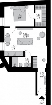 Premium klases 2-istabu dzīvoklis Rīgas vēsturiskajā centrā  Baznīcas ielā 5, Šefela namā. Rīga - foto 2