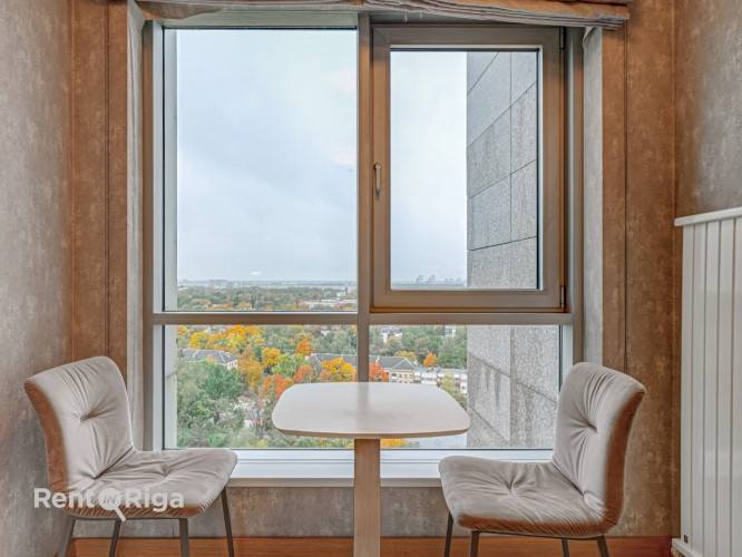 Светлая и красивая квартира в проекте Panorama Plaza. Квартира имеет практичную Рига - изображение 13