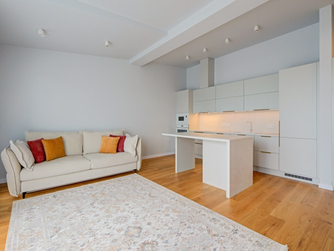 Эксклюзивная квартира в новом проекте с балконом, гардеробной и личным Рига - изображение 3