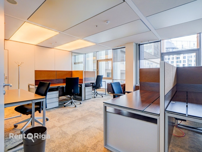 Prestižs, uzreiz pieejams un mēbelēts birojs vienā no Rīgas ievērojamākajiem biroju Rīga - foto 3