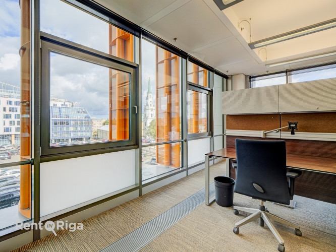 Prestižs, uzreiz pieejams un mēbelēts birojs vienā no Rīgas ievērojamākajiem biroju Rīga - foto 3