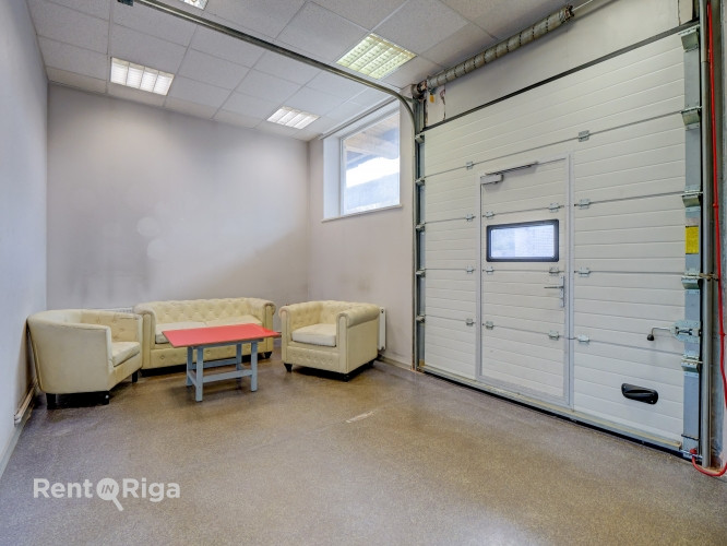 Izīrē apkurināmas telpas ar rampu un ofisu!  Telpas piemērotas: + Darbnīcai + Noliktavai + Rīga - foto 13