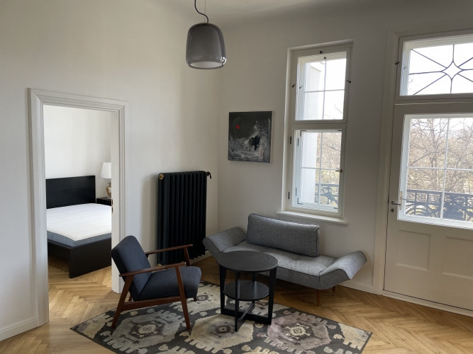 Ekskluzīvs 2-istabu dzīvoklis Bibliotēkas nama ēkā.  Gaišs dzīvoklis ar balkonu un izcilu Rīga - foto 5