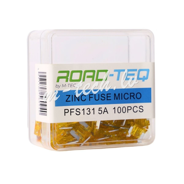 PFS131 - ZINC FUSE MICRO. BOX PACKING 5A 100pcs/box Rīga - foto 1