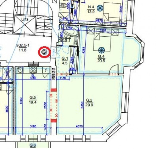 Tiek pārdots elegants dzīvoklis pilnībā renovētā vēsturiskā ēkā. Dzīvoklis pārdodas ar Rīga - foto 15