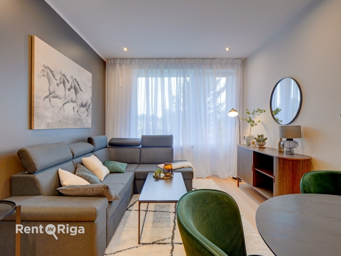 Izīrē gaišu un mūsdienīgu 3 istabu dzīvokli Baložos  Dzīvoklis atrodas zaļā un klusā Rīgas rajons - foto 14