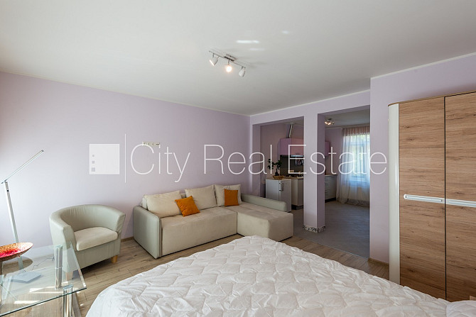 Фасадный дом, благоустроенная озеленённая территория, студио, кухня объединена с Рига - изображение 4