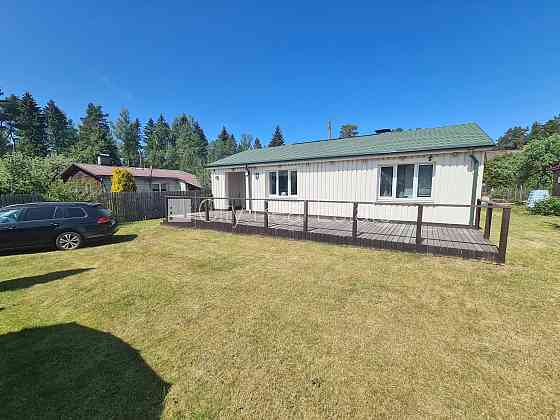 Земля в собственности, дача, новостройка, фасад с деревянной отделкой, Лимбажи и Лимбажский край