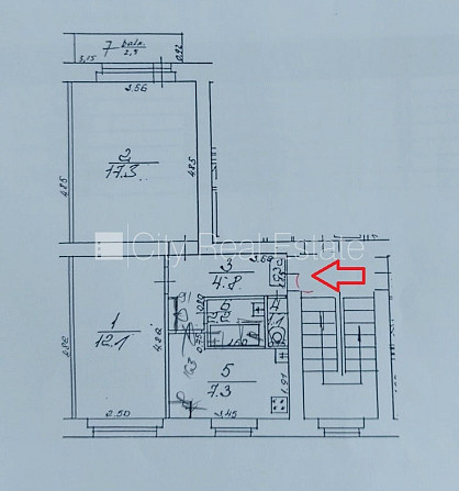 Фасадный дом, кирпичные стены, благоустроенный озеленённый двор, лестничная Тукумс и Тукумский край - изображение 18