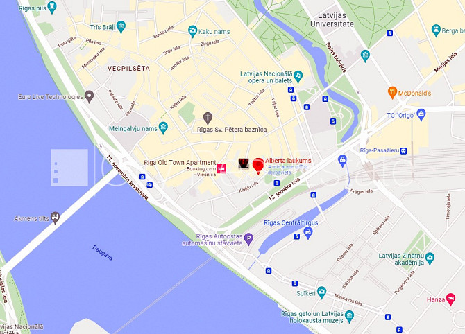 Фасадный дом, реновированный дом, благоустроенная озеленённая территория, Рига - изображение 15