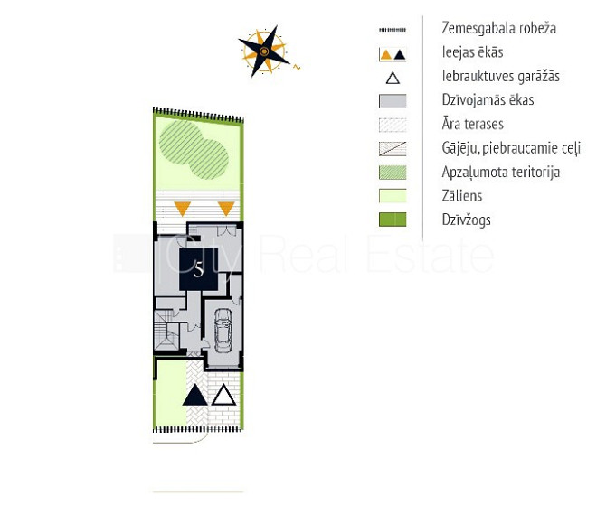 Рядный дом, новостройка, благоустроенная озеленённая территория, въездные Рига - изображение 15