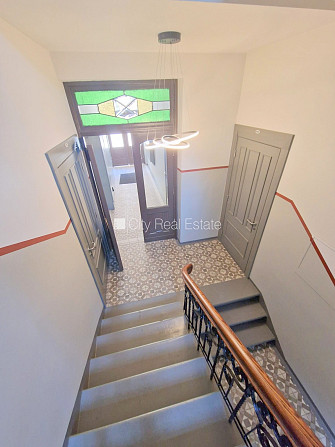 Projekts - Matīsa 38, fasādes māja, renovēta māja, labiekārtots apzaļumots pagalms, ieeja no Rīga - foto 17