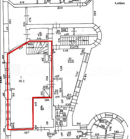 Фасадный дом, закрытый двор, вход с улицы, окна выходят во двор, окна выходят на Рига - изображение 18