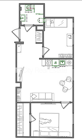 Здание во дворе, закрытый двор, возможность аренды парковки, вход со двора, во Рига - изображение 15