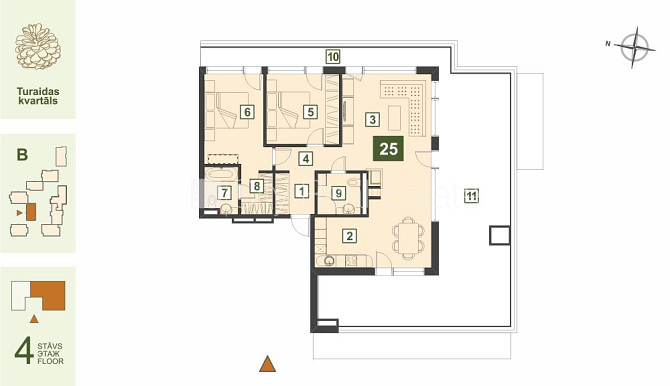 Проект - Turaidas Kvartāls (Тураидас Кварталс), земля в собственности, новостройка, Юрмала - изображение 19