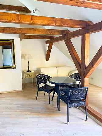 Фасадный дом, мансарда, терасса, количество спален 2 шт., изолированные комнаты 2 Рига