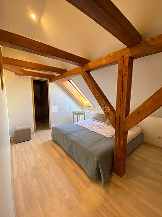 Фасадный дом, мансарда, терасса, количество спален 2 шт., изолированные комнаты 2 Рига - изображение 1