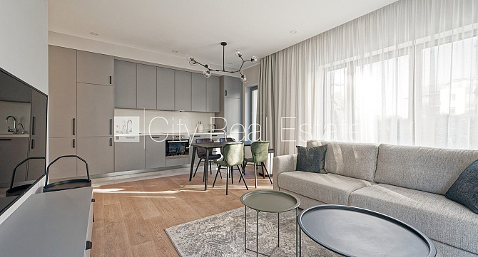 Новостройка, зеленая территория, благоустроенный озеленённый двор, территория Юрмала - изображение 4