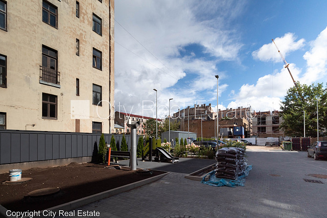 Новостройка, дом во дворе, благоустроенный озеленённый двор, возможность аренды Рига - изображение 13