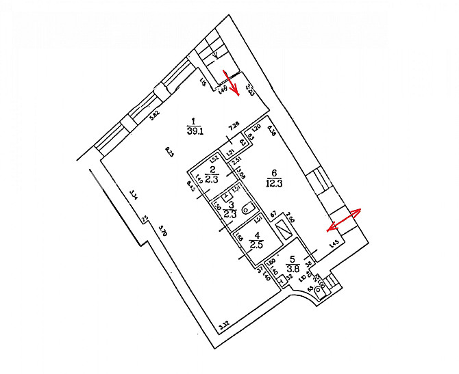 Земля в собственности, фасадный дом, реновированный дом, кирпичные стены, фасад с Рига - изображение 13