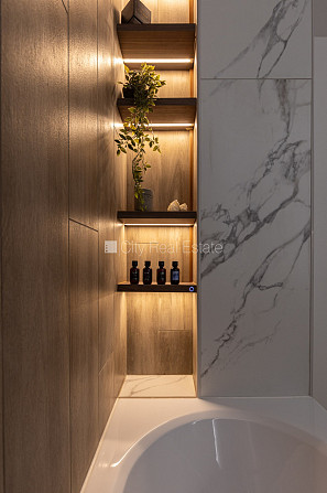 Новостройка, благоустроенный озеленённый двор, закрытый двор, подземная стоянка, Юрмала - изображение 17