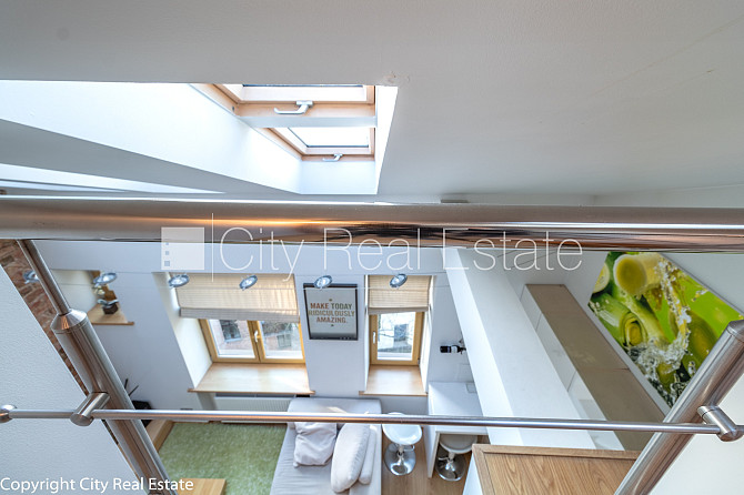 Мансарда, французский балкон, двухэтажный, центральное отопление, деревянные Рига - изображение 13