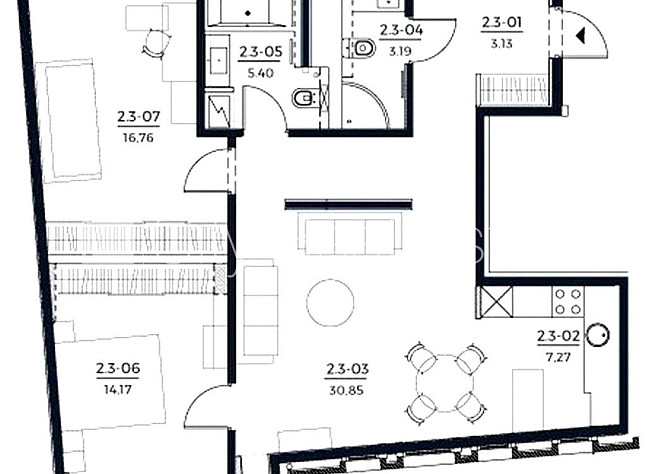 Jaunceltne, labiekārtota apzaļumota teritorija, bruģēts piebraucamais ceļš, garāža vienai Rīga - foto 19