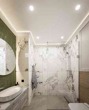 Проект - Kalpaka Residence, фасадный дом, закрытый двор, вход с улицы, мансарда, лифт, Рига