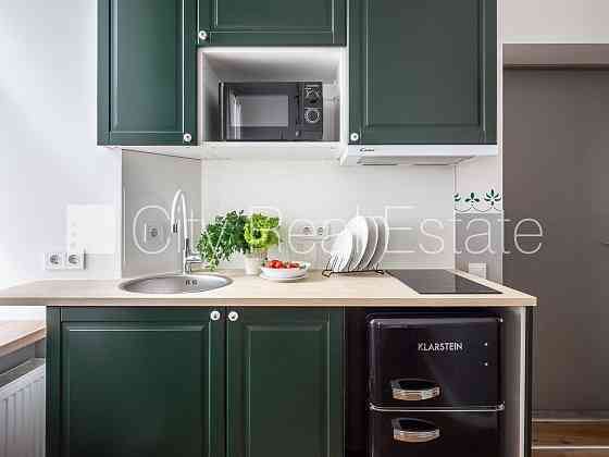 Реновированный дом, студио, кухня объединена с комнатой, центральное отопление, Рига