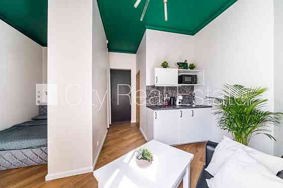 Реновированный дом, студио, кухня объединена с комнатой, центральное отопление, Rīga