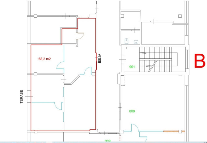 Biroja telpas ar bonusu - tiešo izeju uz terasi!  Jauns birojs mūsdienīgā biroju ēkā. Telpas Rīga - foto 9