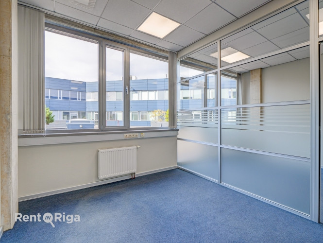 Biroja telpas ar bonusu - tiešo izeju uz terasi!  Jauns birojs mūsdienīgā biroju ēkā. Telpas Rīga - foto 17