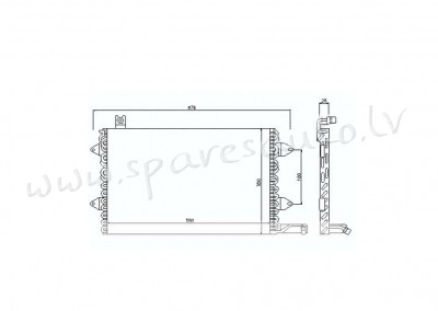 RC94164 - 'OEM: 1H020413' EDA Cooling - Kondicioniera Radiators - VW VENTO (1991-1998) Rīga - foto 1