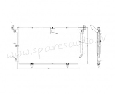 RC95005/94789 - 'OEM: 8845048010' EDA Cooling - Kondicioniera Radiators - LEXUS RX  XU10 (1998-2003) Рига - изображение 1
