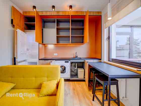 Квартира с продуманным до мелочей дизайном и комфортом, который ощущается в Рига