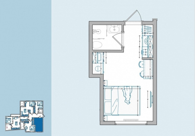Студия с продуманным до мелочей дизайном и комфортом, который ощущается в каждом Рига - изображение 15