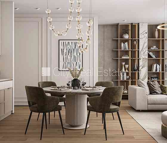 Проект - Tal Residence, земля в собственности, рядный дом, монолитные бетонные стены, на Rīga